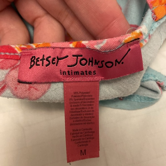 2013 Betsey Johnson Intimates PJ set size M shorts and cami - Picture 10 of 11